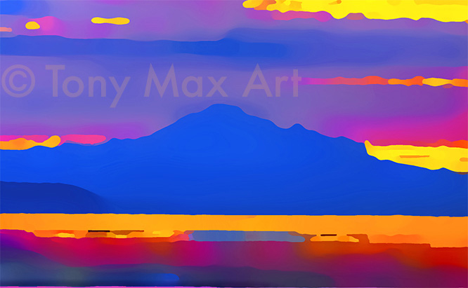 "Boundary Bay Sunrise – Closeup 3" – British Columbia art prins by Canadian artist Tony Max