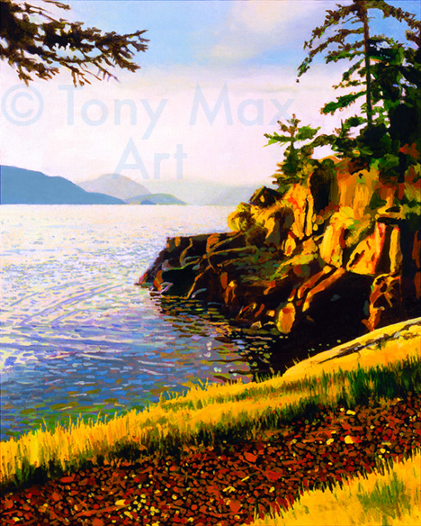 Howe Sound From Whytelcliff Park - Vancouver Art Prints by Tony Max