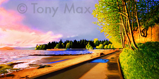 Spring in the Park - lower mainland art prints by BC artist Tony Max
