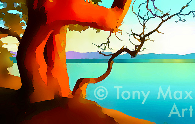 "Arbutus 3"  &ndash; arbutus sart by artist Tony Max