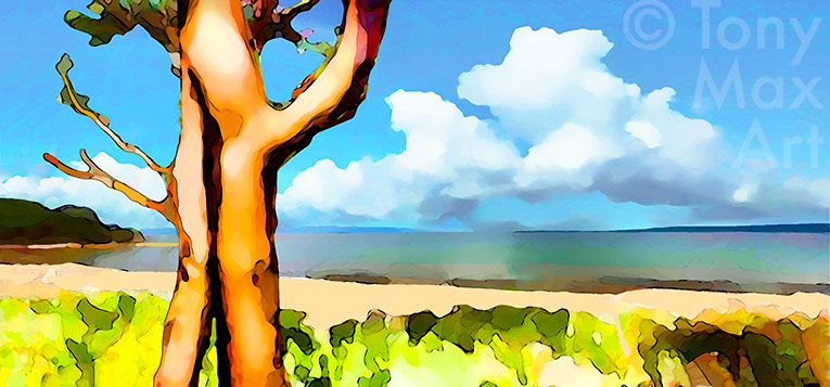 "Arbutus – intertwined" – arbutus art prints by Tony Max