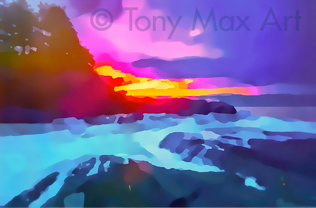 "British Columbia Landscape" – British Columbia.landscape paintings by artist Tony Max