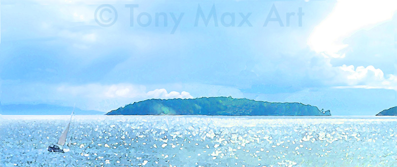 "Catching the Wind – Panorama" – British Columbia nature art pints by artist Tony Max