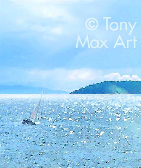 "Catching the Wind – Vertical" – Canadian nature art by artist Tony Max