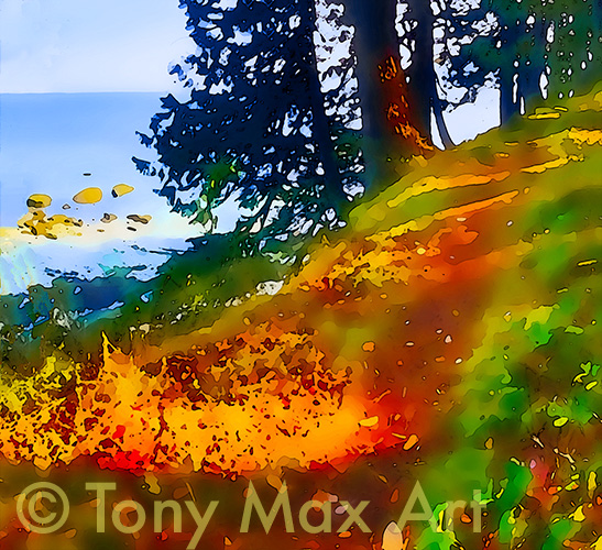 "Coastal Vista 11 – Right" – art of British Columbia by Canada's best fine artist: Tony Max