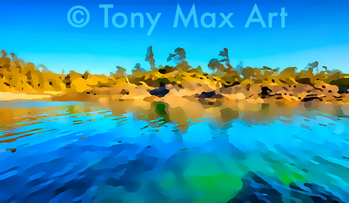 "Coastal Vista 117" – marine art by artist Tony Max