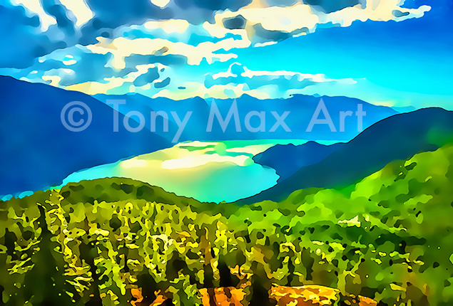 "Coastal Vista 62" – British Columbia art by Tony Max