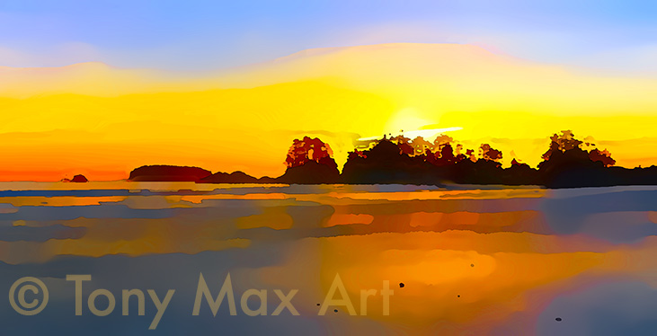 "Coastal 68"  - British Columbia paintings by artist Tony Max