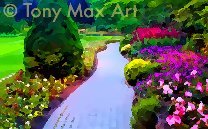 "Garden 3" – garden art by artist Tony Max