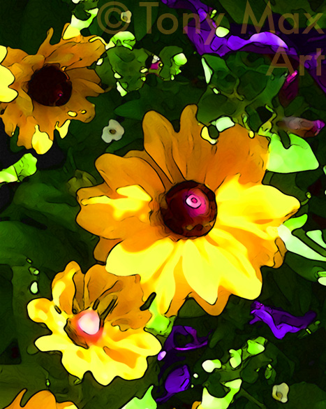 "Garden Variety" – Botancial art prints by painter Tony Max