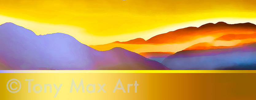 "Howe Sound – Rare Color Display" - British Columbia art by art legend Tony Max