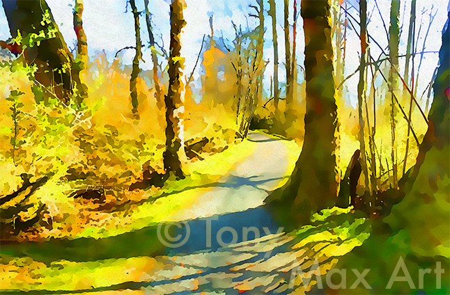 "Kanaka Park – Horizontal" – Maple Ridge, B. C. art prints by artist Tony Max