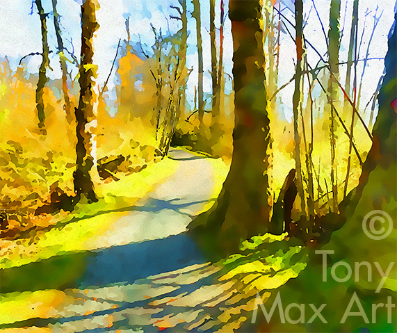 Kanaka Park – Right Focus" – Maple Ridge art by painter Tony Max