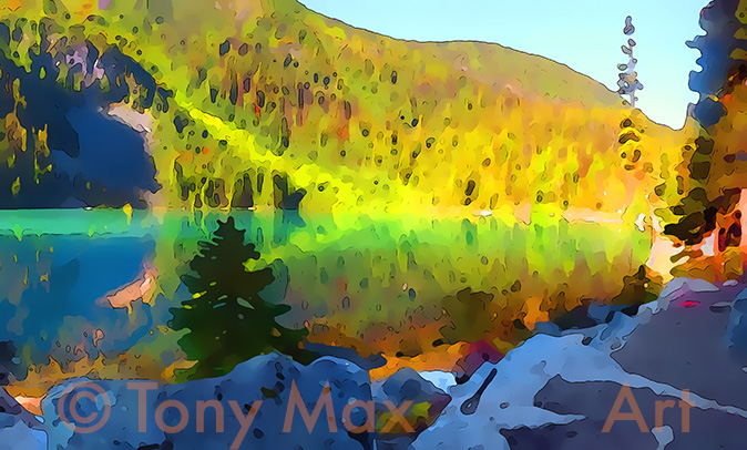 "Middle Joffre Tree (Horizontal)" - Sea to Sky art by Tony Max