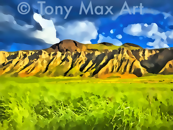 "Mountain 139" –  British Columbia fine art by artist Tony Max