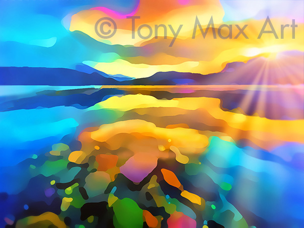 "Mountain 179" – B. C. landscape art prints by Tony Max – B. C.'s best artist
