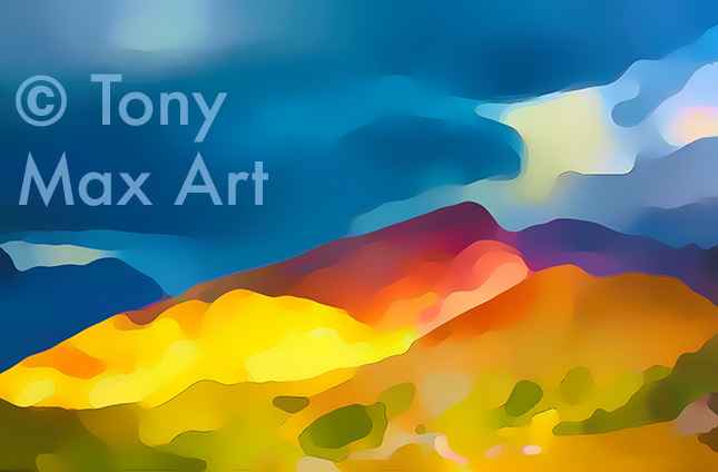 "Mountain 217" &ndash; contemporary Canadian landscape artist Tony Max