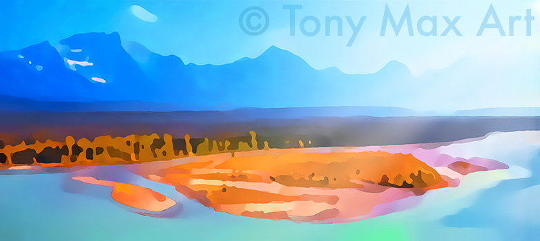"Mountain 87" – British Columbia paintings by artist Tony Max