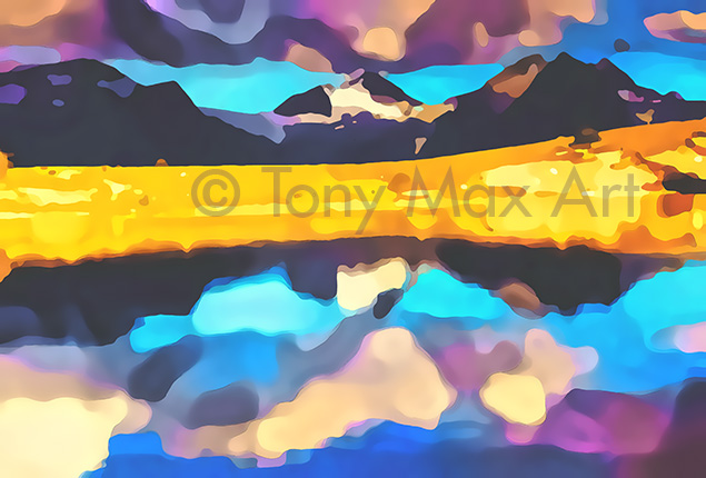"Mountain Grandeur 17" –  British Columbia art by Tony Max