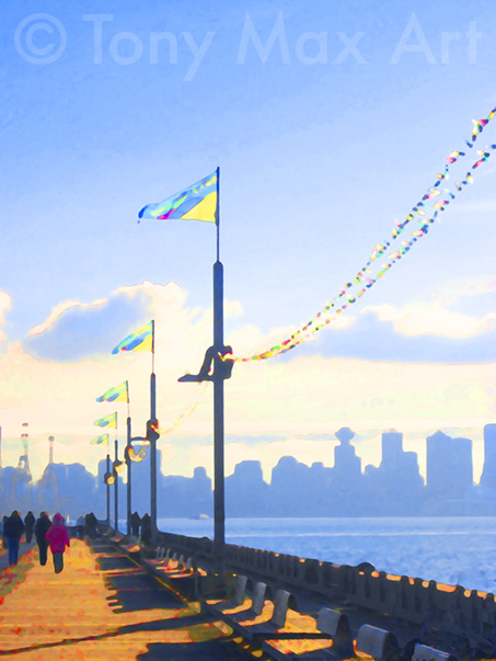 "North Van Boardwalk"  – North Vancouver visual art by Tony Max