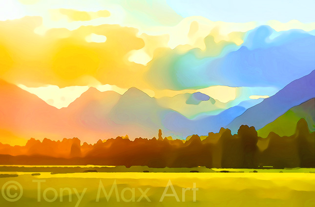 "Pemberton Valley" – British Columbia art by painter Tony Max