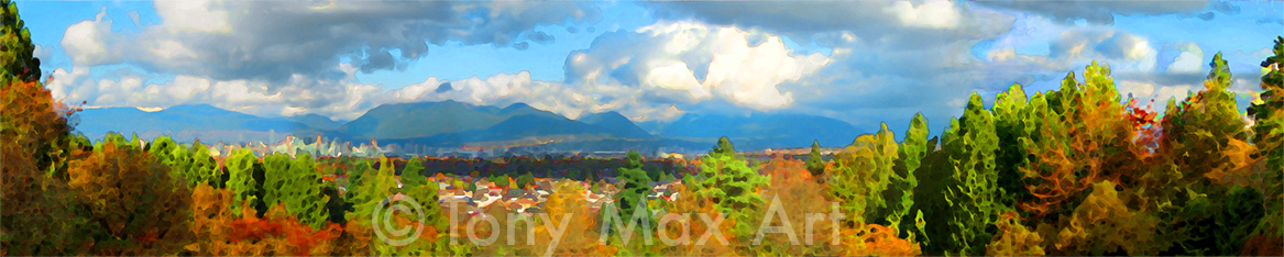 Q. E. Park Extended - Vancouver art prints by Tony Max