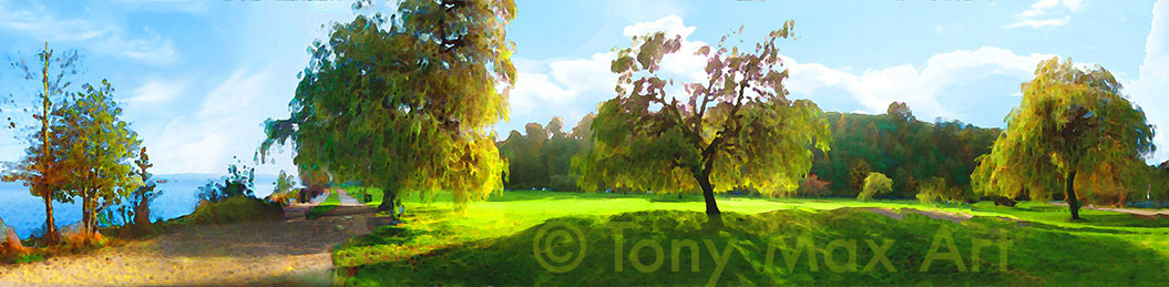 "Spanish Banks – Greenway" –  Vancouver giclees by Tony Max