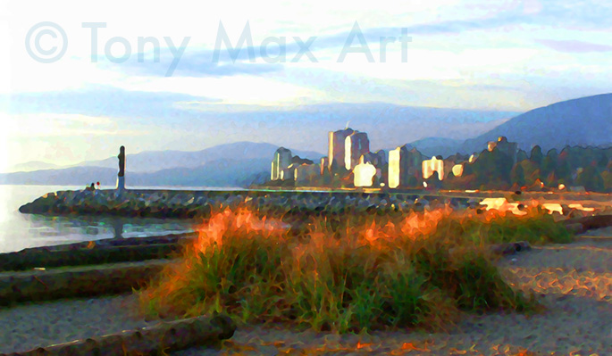 "West Van Guardian" - west vancouver paintings by artist Tony Max