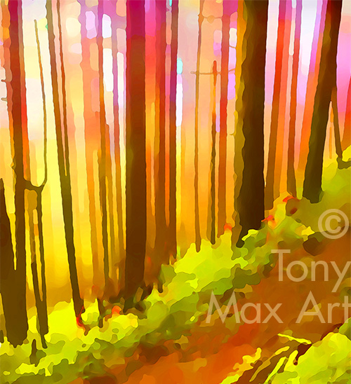 "Western Coastal Trail" – B. C. art prints by Canada's best fine artist, Tony Max