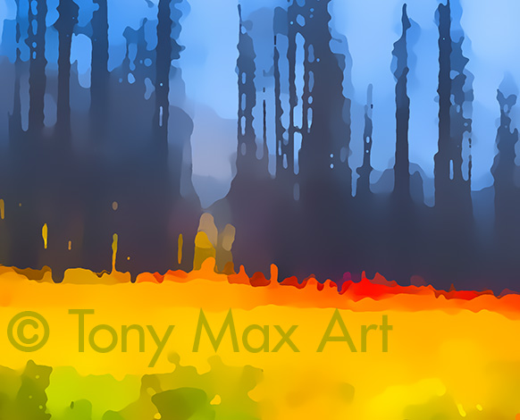 "Wild Valley Field – Simple Closeupl" –British Columbia fine art by artist printer Tony Max