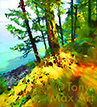 Meandering Seaside Trail – BC coastal art by Canada's best fine artist, Tony Max