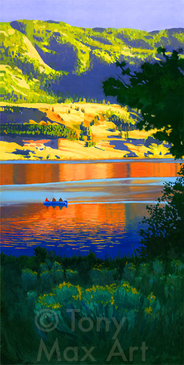 Nicola Lake - BC and Lower Mainland art prints by Canadian artist Tony Max