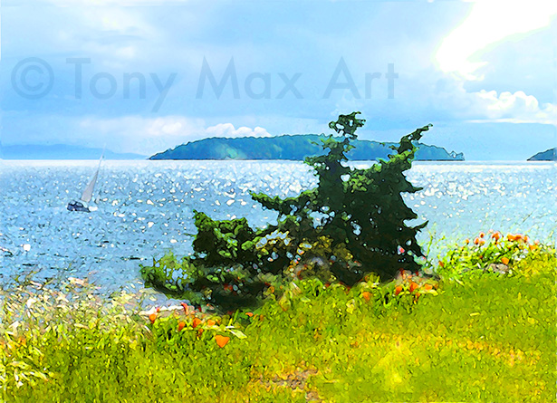 "Windswept" – B. C. art prints by Canadian artist Tony Max
